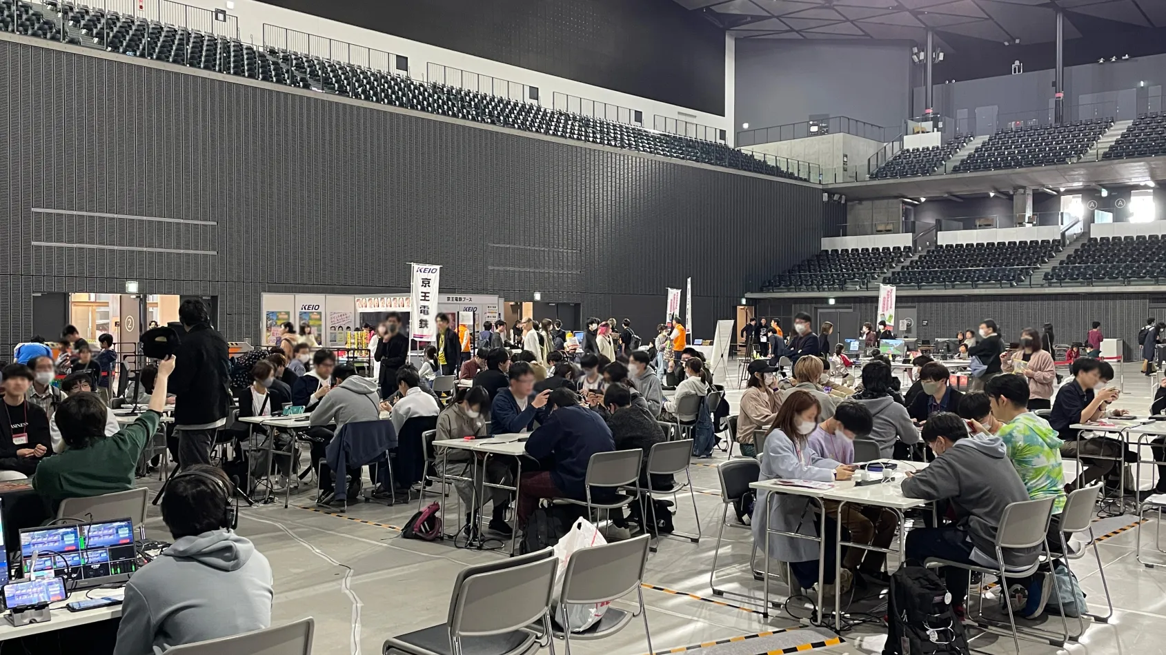 ポケモンユナイト対戦会の様子